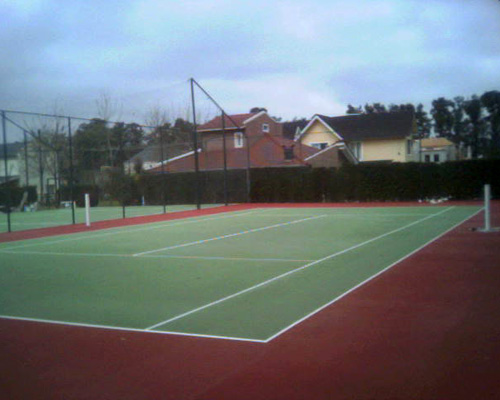 Construcción de Cancha de Tennis